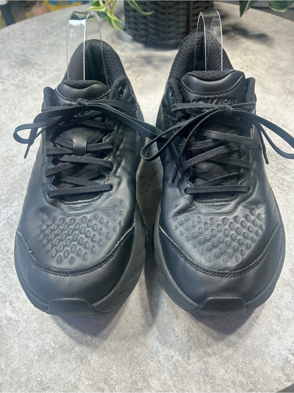 Hoka One One Bondi Women’s Size 11 All-Black Cushioned Walking Sneakers - Picture 3 of 13